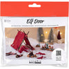 Creativ Company Mini-Hobby-Set Zwergtür, Camping, 1 Box