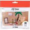Creativ Company Mini-Hobby-Set Wichteltür, im Urlaub, 1 Box