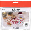 Creativ Company Mini-Hobby-Set Wichteltür, Pizza, 1 Box