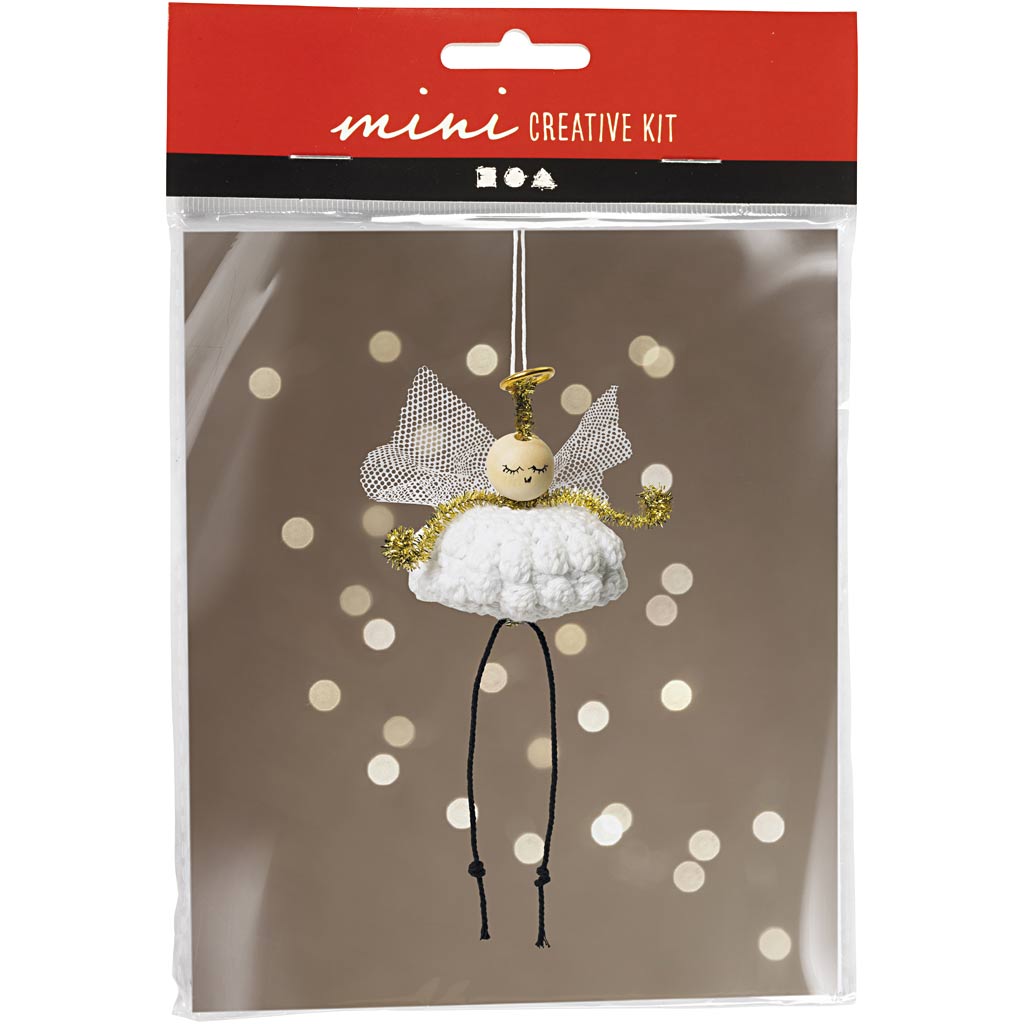 Creativ Company Häkel-Mini-Hobby-Set, Engel:, 1 Box