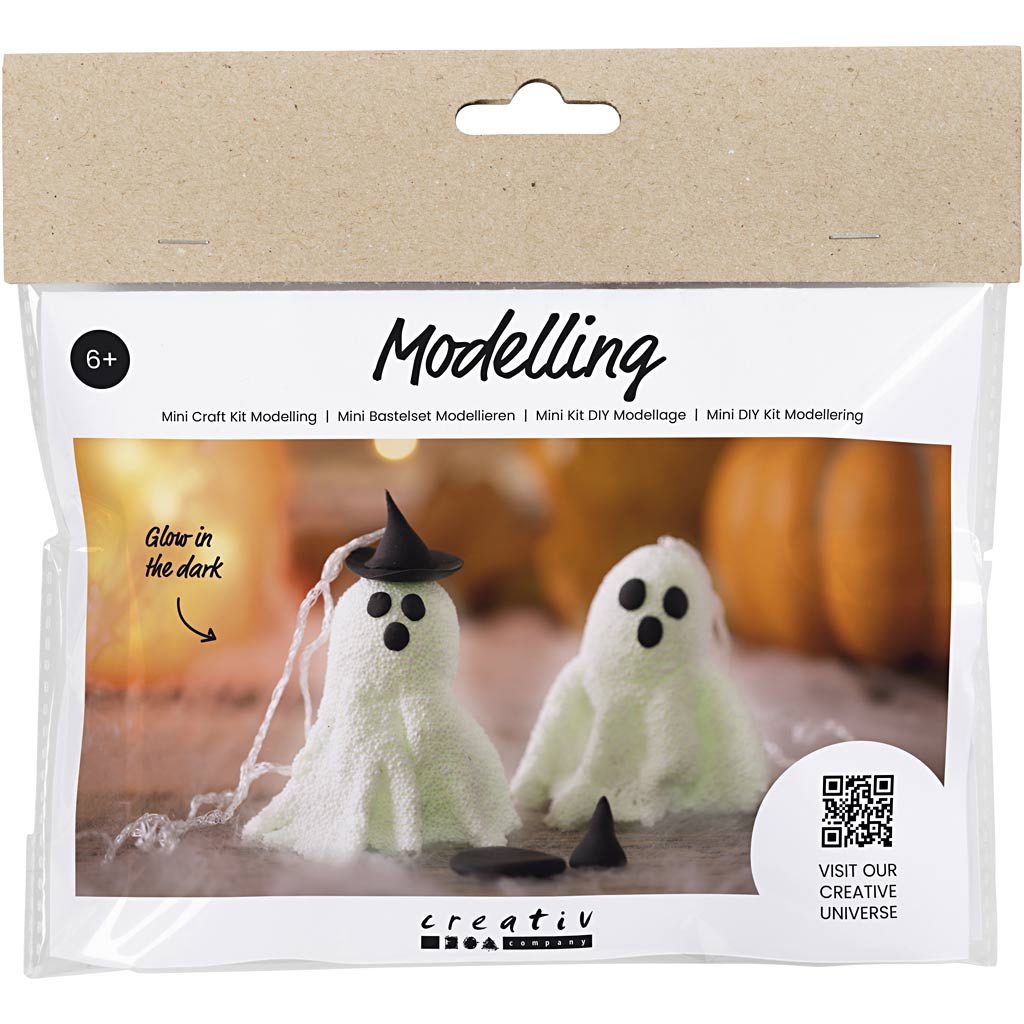 Creativ Company Mini-Hobby-Set Modellieren, Geist, 1 Box