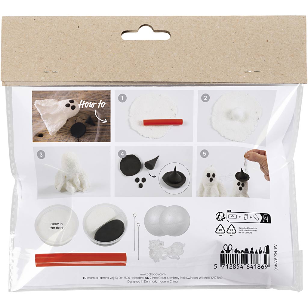 Creativ Company Mini-Hobby-Set Modellieren, Geist, 1 Box