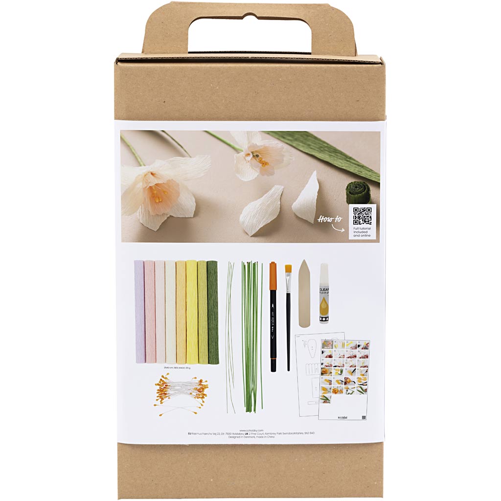 Creativ Company Hobbyset Creappapier Blumen machen