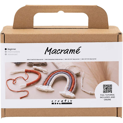 Creativ Company Mini Hobbyset Makrame Regenbogen
