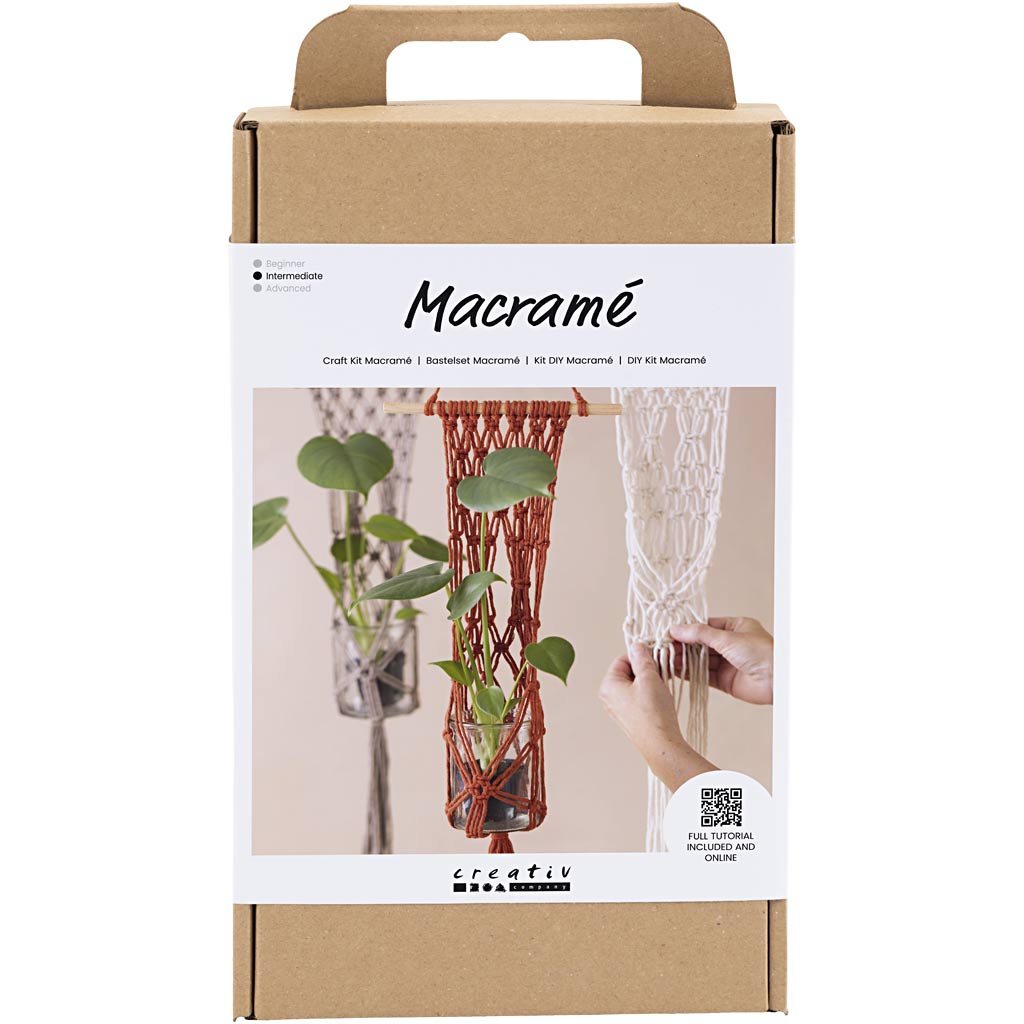 Creativ Company Hobbyset Makrame Blumenhalter