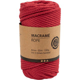 Creativ Company Macrame Cord Red, 55m - afbeelding 2