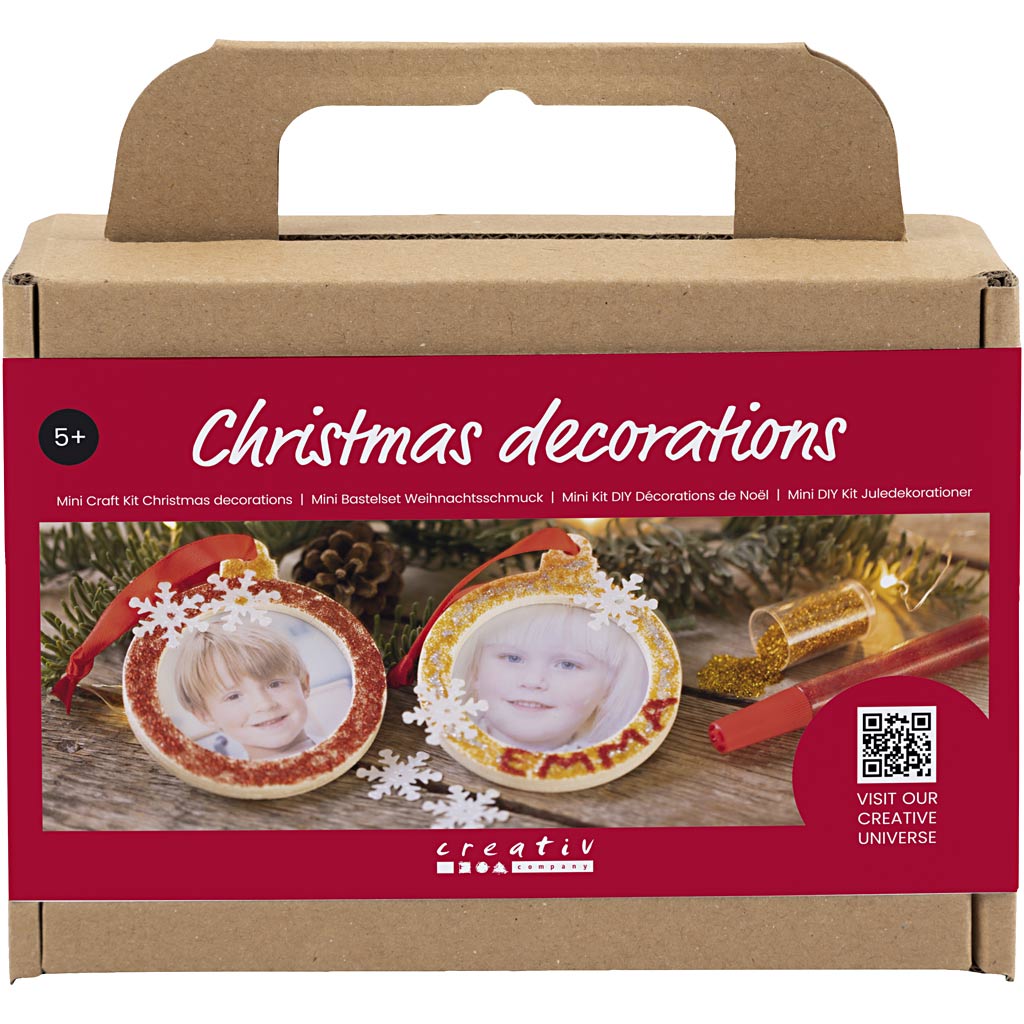 Creativ Company Mini-Hobby-Set Weihnachtsdekoration, Rahmen, 1 Box