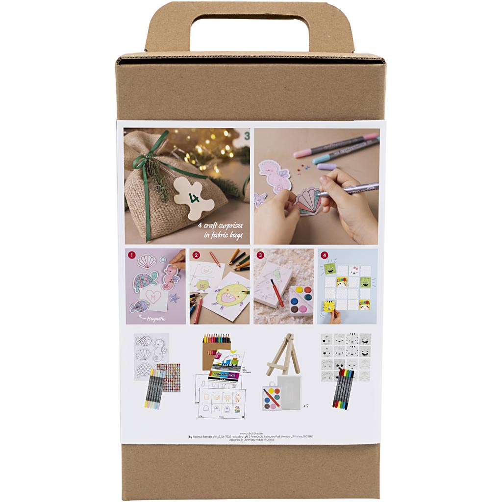 Creativ Company Drawing Adventskalender, Zeichnung, 1 Box