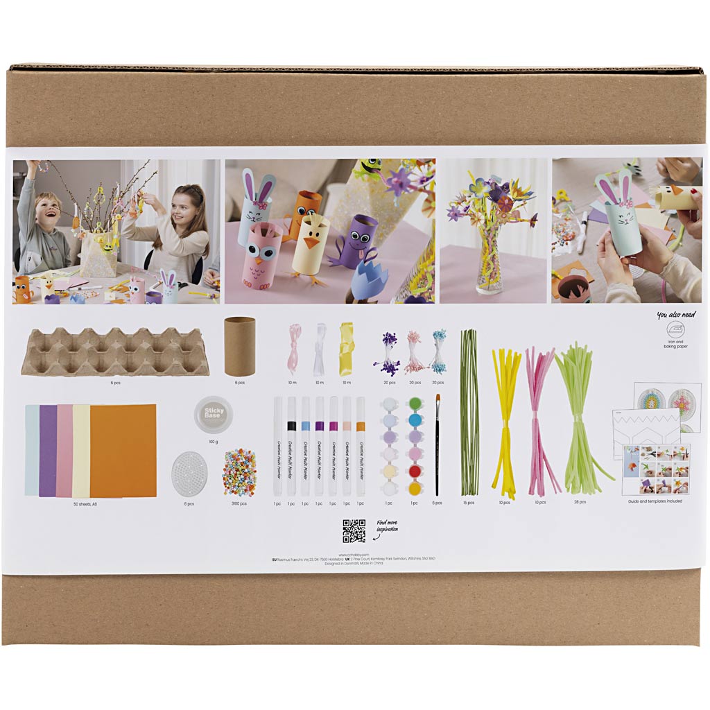 Creativ Firmengruppe Set Kreativ Frühling, Frühlingsfarben, 1 Box