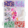 Creativ Company Kreativbox Schmuck, Candy Mix, ca. Über 1600 Teile, Pastellfarben, 1 Box