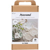 Creativ Company Hobbyset Makrame Tabelle Dekoration Off-White