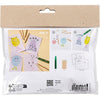 Creativ Company Mini-Hobby-Set Farben, Muster, verschiedene Farben, 1 Box
