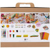 Creativ Company Maxi-Kreativbox lustige Monster, verschiedene Farben, 1 Box