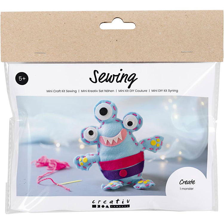 Creativ Company Mini Hobbyset Nähen Filzmonster