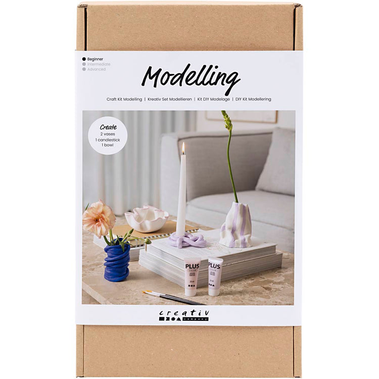 Kreativfirma Hobbyset Modellierung Töpfe und Vasen