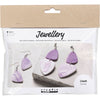 Creativ Company Mini Hobbyset Schmuckohrringe lila lila
