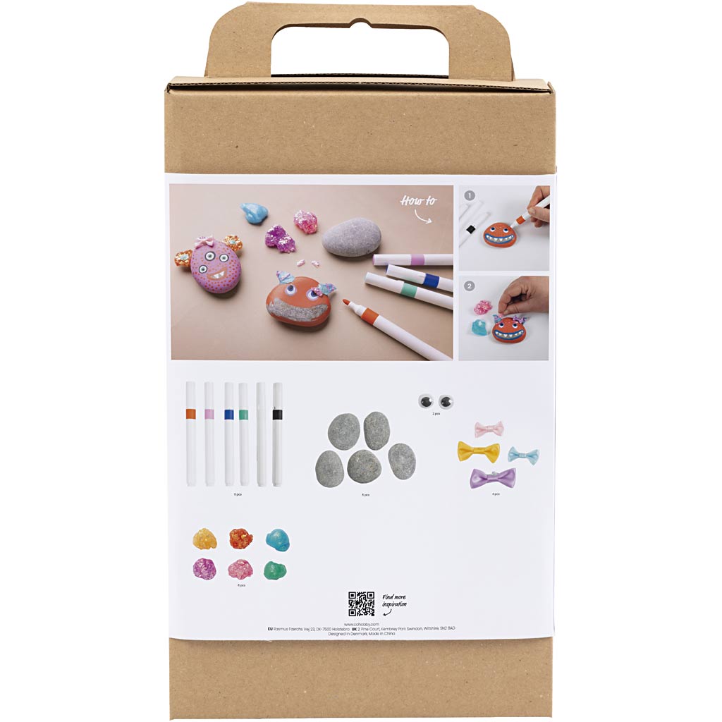 Kreativfirma Hobbyset Stone Decoration Craft Set
