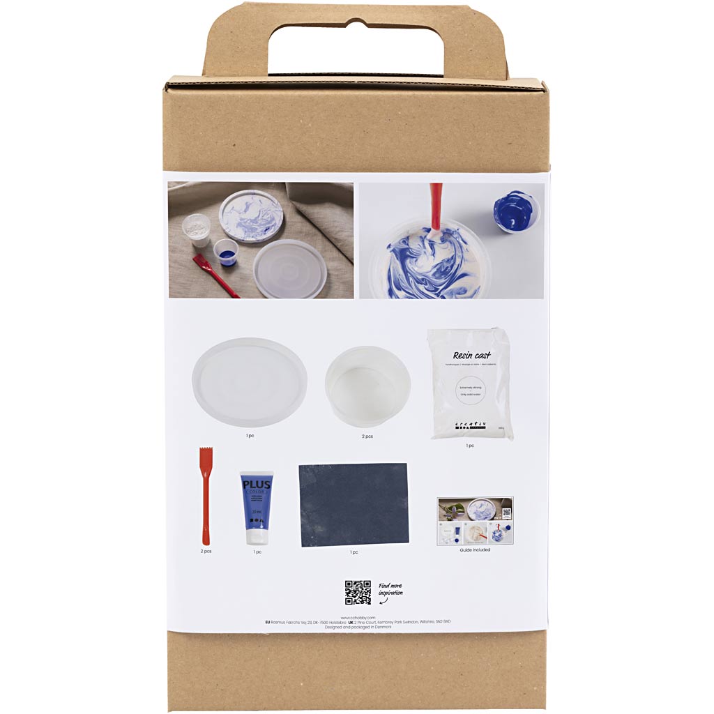 Kreativfirma Hobbyset Resin Casting um die Marmoreffektschale, die
