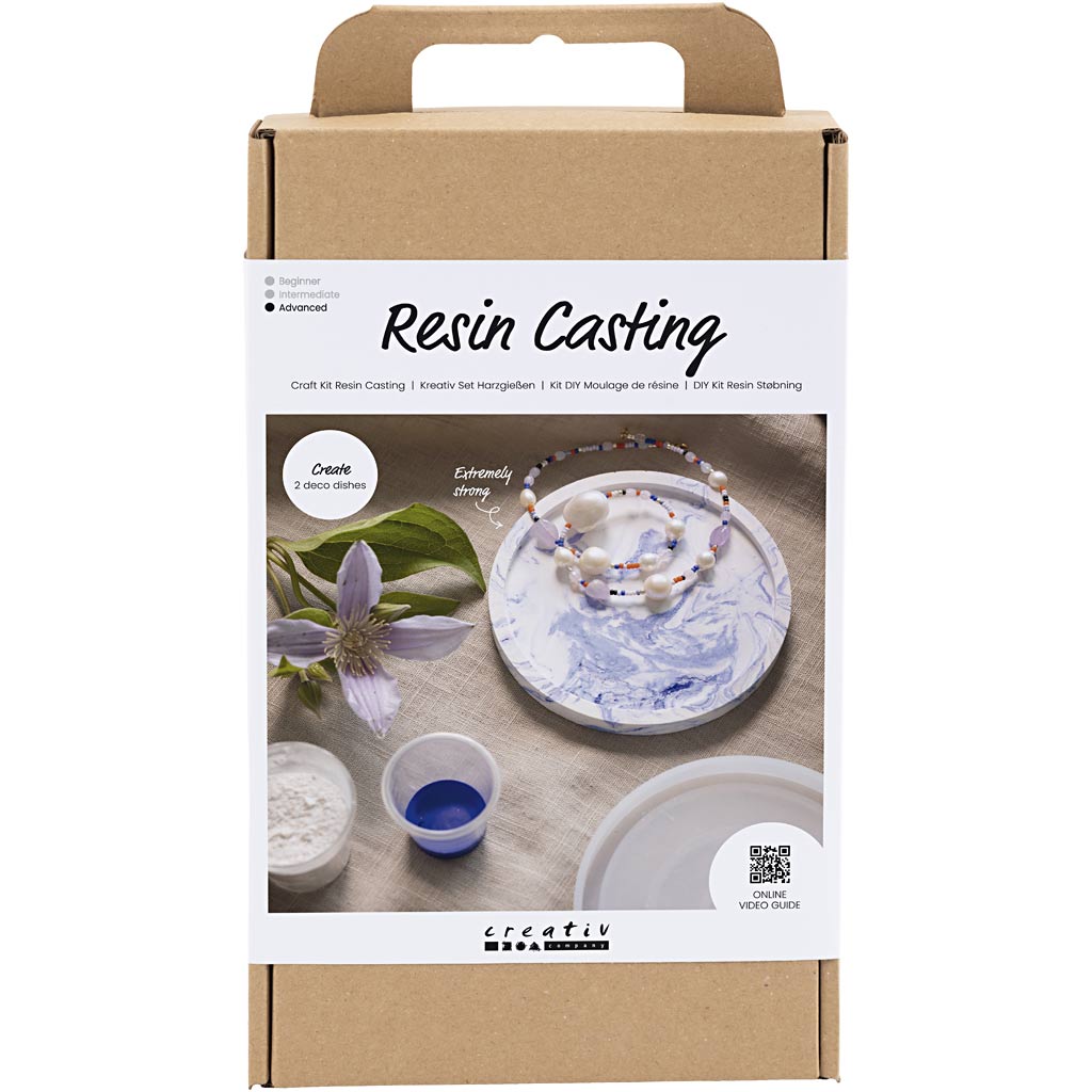 Kreativfirma Hobbyset Resin Casting um die Marmoreffektschale, die