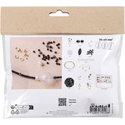 Creativ Company Mini-Hobby-Set Schmuck, coole Halskette, schwarze Harmonie, 1 Box - afbeelding 2