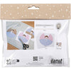 Creativ Company Mini-Hobby-Set Papierdekorationen, Engel, verschiedene Farben, 1 Box