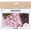 Creativ Company Mini-Hobby-Set Dekoration, Sterne, rot, 1 Box