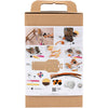 Creativ Company Hobby-Set Dekoration, Insekten, Würmer und Grabsteine, verschiedene Farben, 1 Box