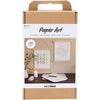 Creativ Company Hobby-Set Papierkunst, Papieraufhänger, gebrochenes Weiß, 1 Box