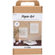 Creativ Company Hobby-Set Papierkunst, Papieraufhänger, gebrochenes Weiß, 1 Box