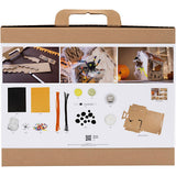 Creativ Company Maxi-Hobby-Set Dekoration, Spukhaus, Schwarz, Hellbraun, Orange, 1 Box - afbeelding 2