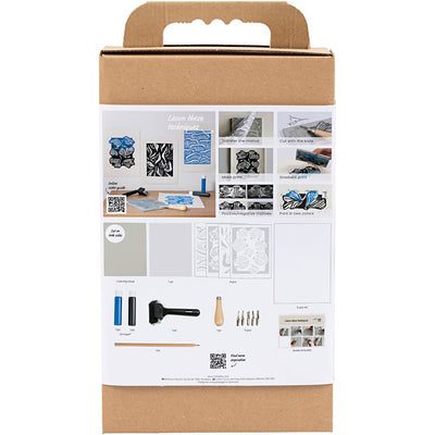 Creativ Company Starter-Hobby-Set Blockdruck, 1 Box