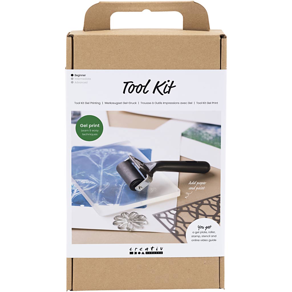 Creativ Company Gel-Druck-Toolkit, 1 Box