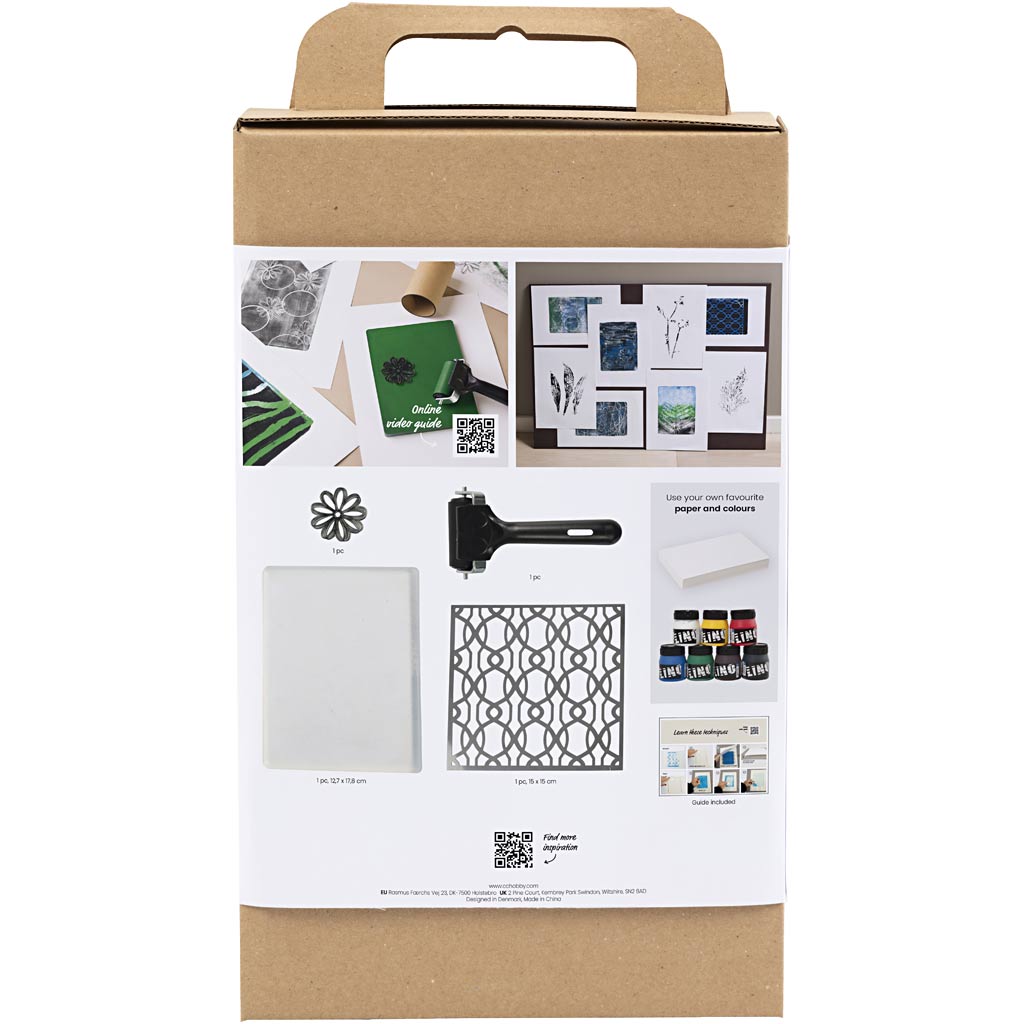 Creativ Company Gel-Druck-Toolkit, 1 Box