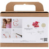 Creativ Company Mini-Hobby-Set Schmuck, Halskette und Armband, rosa, 1 Box