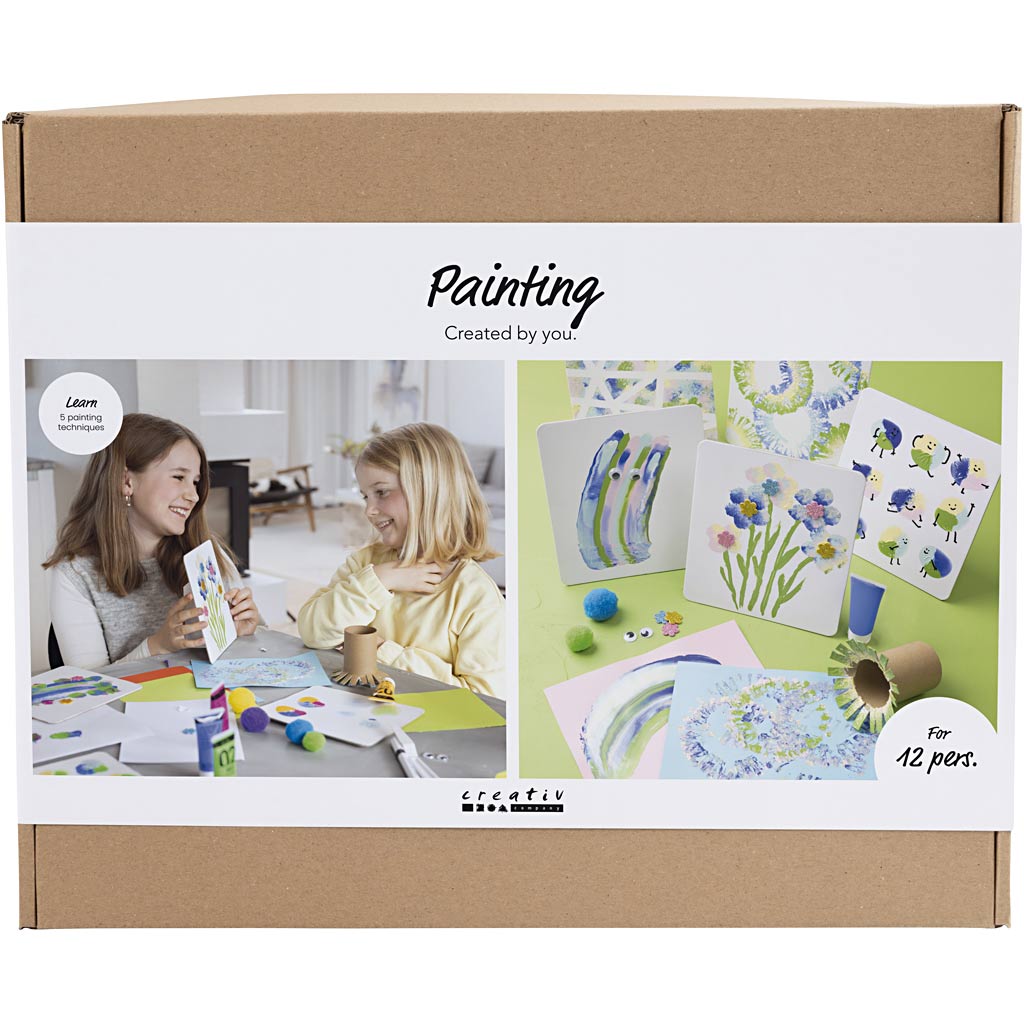 Creativ Company Malgruppen-Set, verschiedene Farben, 1 Box