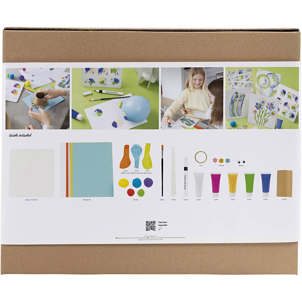 Creativ Company Malgruppen-Set, verschiedene Farben, 1 Box