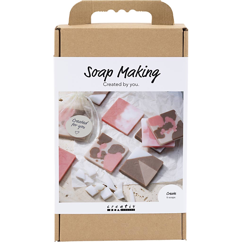 Creativ Company Seifenherstellungs-Hobbyset, quadratisch, 1 Box