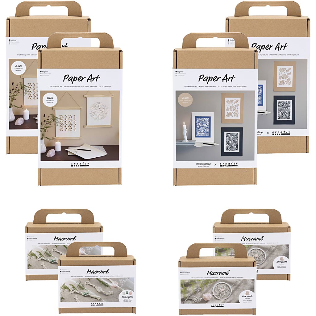 Creativ Company Einführungspaket, eintauchen in kreative Aktivitäten, 8 Boxen 1 Box