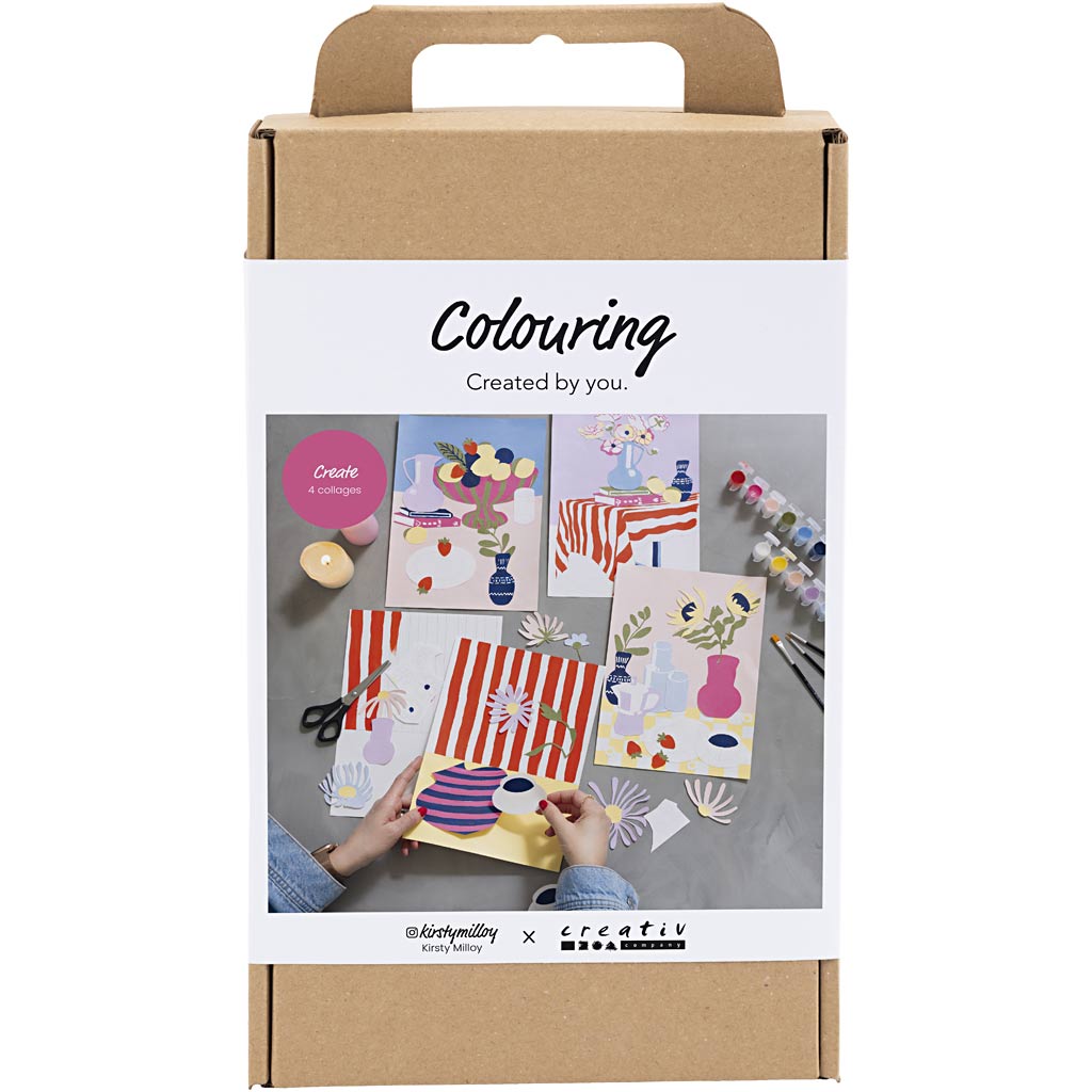 Creativ Company Hobby-Set Farben, Collage, 1 Box