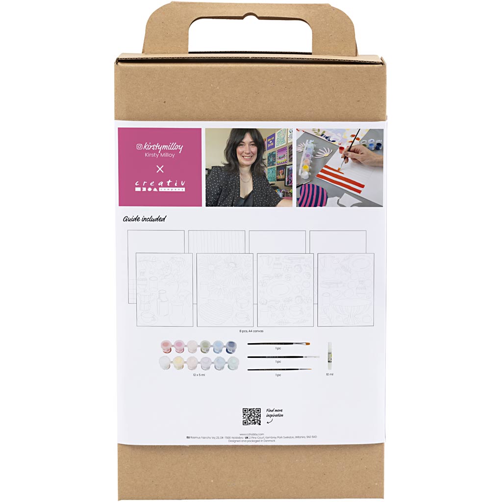 Creativ Company Hobby-Set Farben, Collage, 1 Box