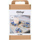 Creativ Company Hobby-Set Kintsugi, Untersetzer, Blau, Gold, Hellrot, Weiß, 1 Box