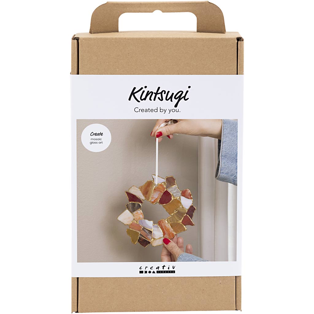 Creativ Company Hobby-Set Kintsugi, Hängedekorationen, verschiedene Farben, 1 Box