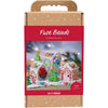 Creativ Company Hobby-Set Bügelperlen, Weihnachtshaus, verschiedene Farben, 1 Box