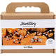 Creativ Company Mini-Hobby-Set, Schmuck, Halskette und Armband, Halloween-Farben, 1 Box