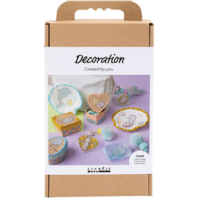 Creativ Company Mini-Hobby-Set – Muscheln und Schlüsselanhänger
