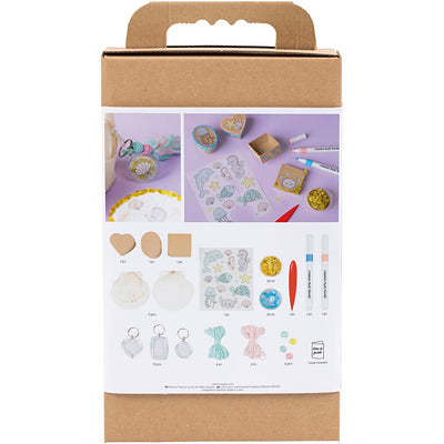 Creativ Company Mini-Hobby-Set – Muscheln und Schlüsselanhänger