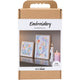 Creativ Company Hobby-Set Stickerei, Bilder, Pastellfarben, 1 Box