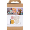Creativ Company Hobby-Set Amigurumi, Igel, hellrosa, warmes Gelb, 1 Box