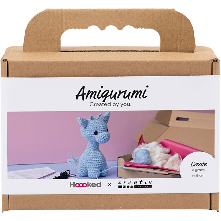 Creativ Company Hobby-Set Amigurumi, Giraffe, hellblau, 1 Box