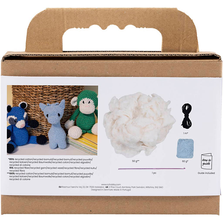 Creativ Company Hobby-Set Amigurumi, Giraffe, hellblau, 1 Box